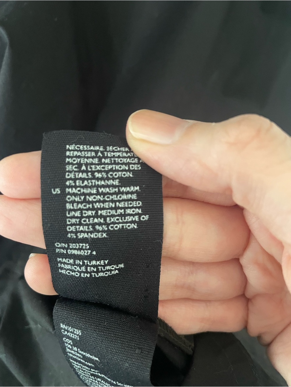 COS belted v neck midi poplin dress - Picture 5 of 5